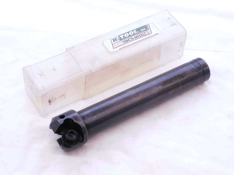 K TOOL INC. .540" MAX O.D. INDEXABLE 60 DEGREE SPOT DRILL SDCS 601L 3/4 SHANK - DCT-NS1977