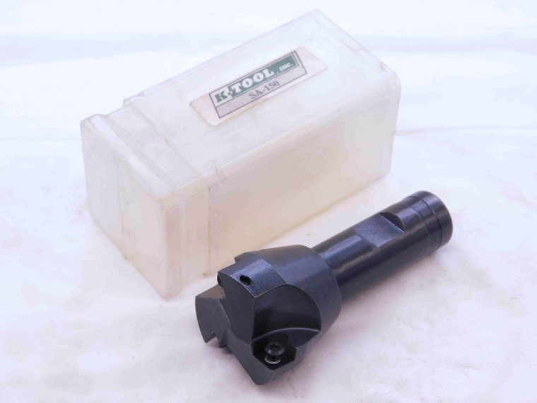 K TOOL 1 1/2 DIA. INDEXABLE END MILL SA 150 3/4 SHANK 3 FL SPEB-332P INSERTS 1.5 - DCT-NS1979