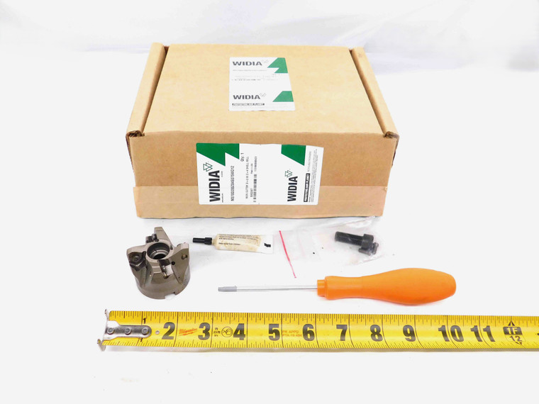 WIDIA 2" O.D. FACE MILL M370D200Z04S075W012 3/4 PILOT 4 POCKETS WOEJ1207 2.0 - DCT-DM2731