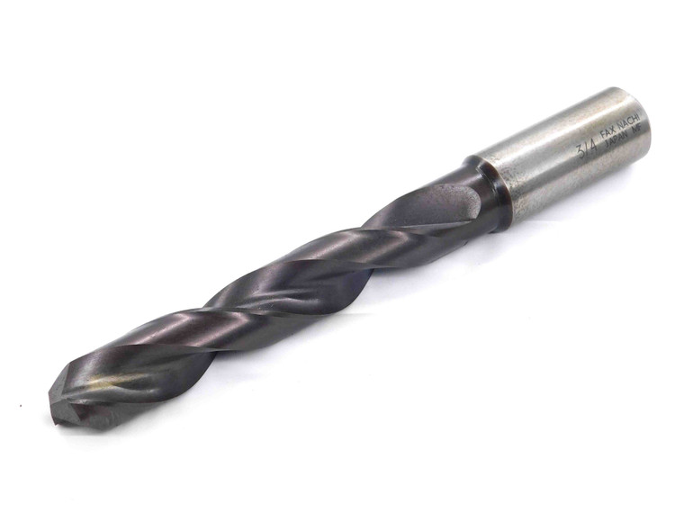 FAX NACHI 3/4 O.D. TiAlN HSS TWIST DRILL BIT 7/8 SHANK 4 1/2 LOC 7 1/8 OAL .75 - DM2772CE4