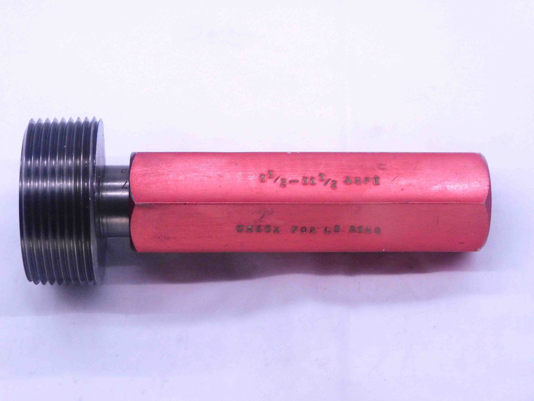 1 1/2 11 1/2 ANPT L2 CHECK MASTER PIPE SET THREAD PLUG GAGE 1.5 1.50 SETTING - DW37264SLW