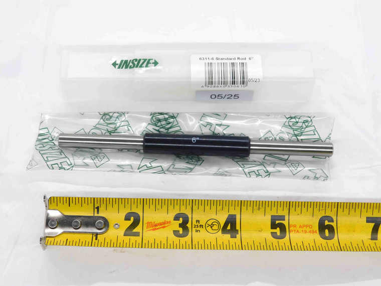 NEW INSIZE 6" MICROMETER STANDARD CALIBRATION ROD INSPECTION GAGE NO. 6311-6 MIC - DM3171INS