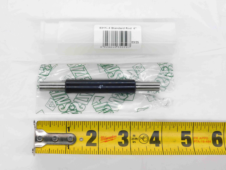 NEW INSIZE 4" MICROMETER STANDARD CALIBRATION ROD INSPECTION GAGE NO. 6311-4 MIC - DM3173INS