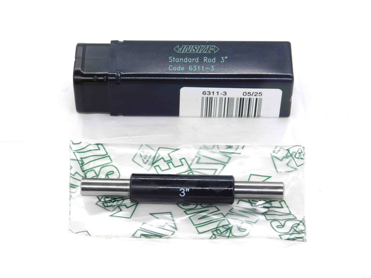 NEW INSIZE 3" MICROMETER STANDARD CALIBRATION ROD INSPECTION GAGE NO. 6311-3 MIC - DM3174INS