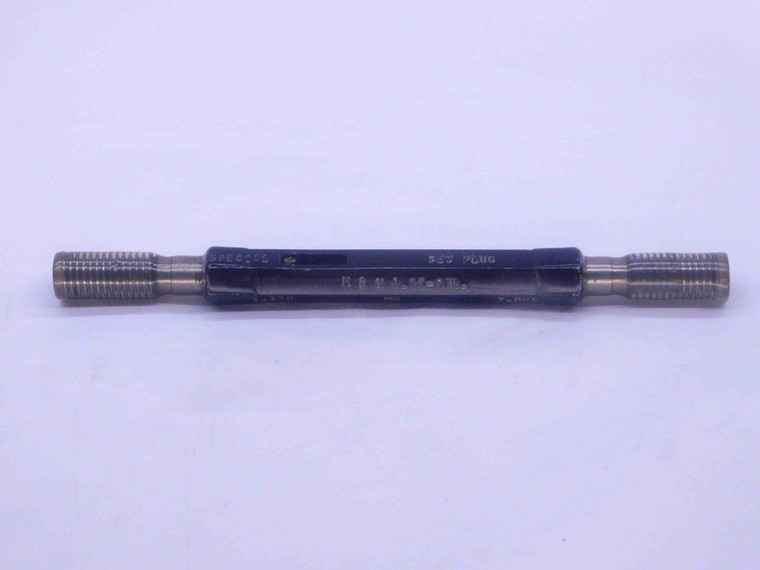 M8 X 1.25 SPL METRIC SET THREAD PLUG GAGE 8 GO NO GO P.D.'S = 7.120 & 7.005 - DW37328CQ5