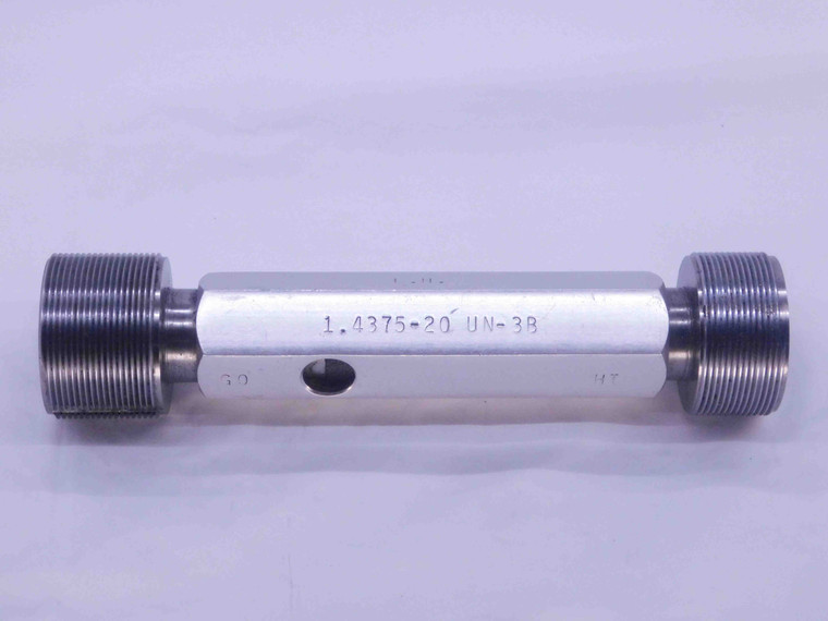 1 7/16 20 UN 3B LEFT HAND THREAD PLUG GAGE 1.4375 GO NO GO PDS= 1.4050 & 1.4096 - DW37410SLW