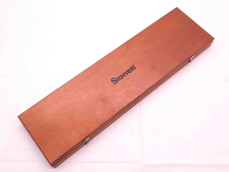 STARRETT WOOD STORAGE BOX FOR 15" OR 16" CALIPERS 19" X 5 1/4 X 1 3/8 DIMENSIONS