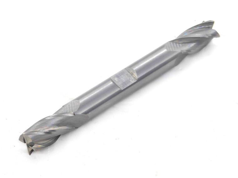 NEW 3/8 O.D. 3/4 LOC DOUBLE ENDED SQUARE CARBIDE END MILL 3/8 SHANK 4 FLUTE .375 - DM2854CG5