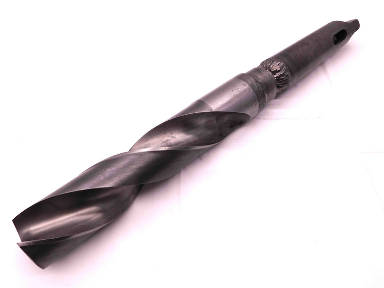 A.T.D. 2 1/64 O.D. HSS FLAT BOTTOM DRILL BIT MORSE TAPER #5 SHANK 2.0156 MT5