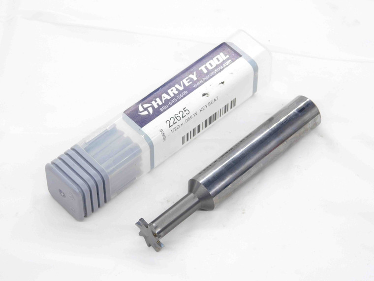 NEW HARVEY TOOL 1/2 O.D. X 0.055 WIDTH CARBIDE KEYSEAT CUTTER 22625 1/2 SHANK - DM2863CG5