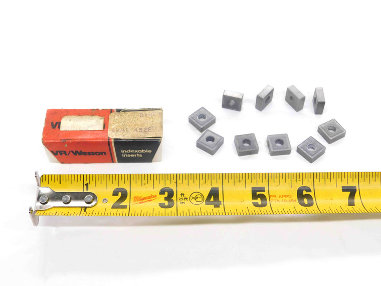 10pcs NEW VR/WESSON SNMG 432E 185W CARBIDE INSERTS SNMG-432E FANSTEEL USA MADE - DM2905SLW