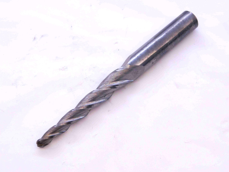 NEW GARR 3/8 OD 3 DEG TAPER PER SIDE CARBIDE END MILL 3 FL 50100 .375 .078" RAD - DCT-NS2177