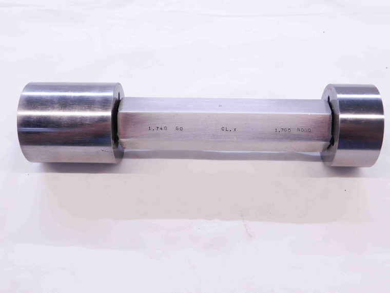 1.7400 & 1.7650 CL X PIN PLUG GAGE GO NO GO 1.7656 -.0006 1 49/64 45 1.740 1.765 - NS2215SLW