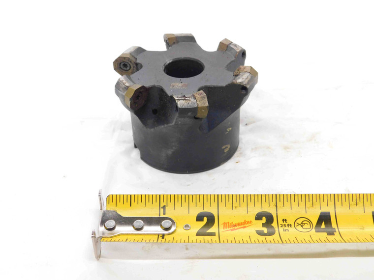 WALTER 76mm O.D. COOLANT FACE MILL F2280.UB.076.Z06.03 1" PILOT HOLDS 6 INSERTS - DM2987CT4