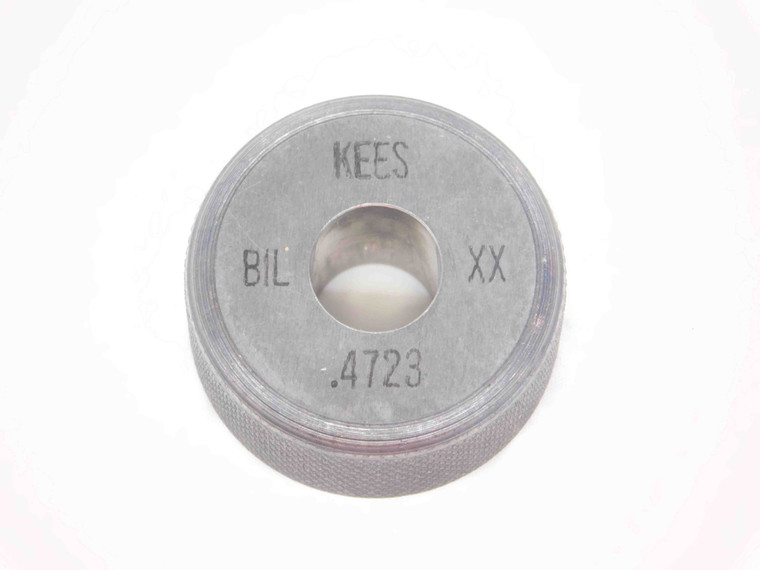 .4723 CLASS XX MASTER PLAIN BORE RING GAGE .4688 +.0035 OVERSIZE 15/32 12 mm - DM3036CT4