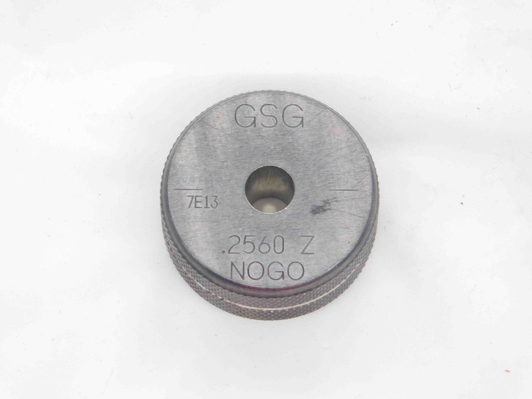 .2560 CL Z MASTER PLAIN BORE RING GAGE .2500 +.0060 OVERSIZE 1/4 6.502 mm .256 - DM3039CT4