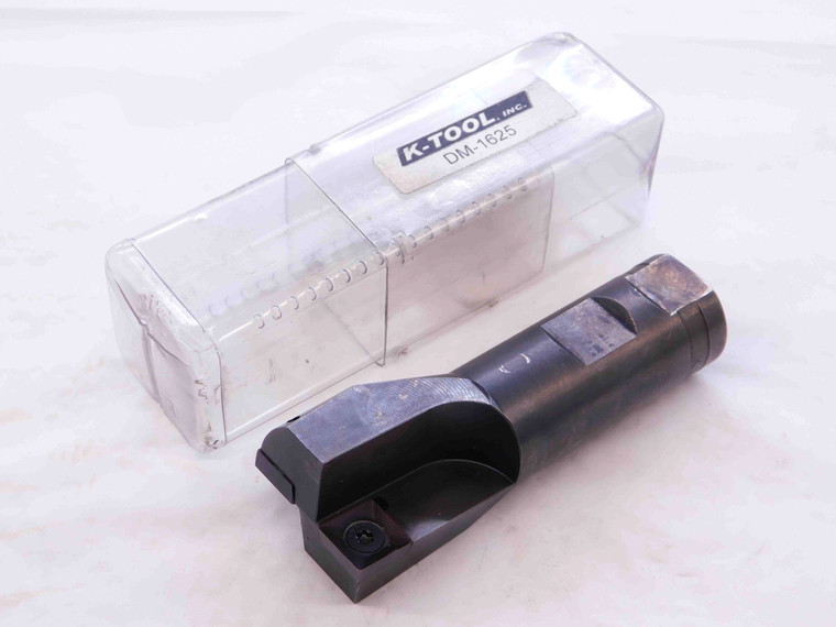 K-TOOL 1 5/8 DIA. INDEXABLE END MILL DM-1625 1" SHANK 2 FL SPEB-432 INSERTS - DCT-NS2400