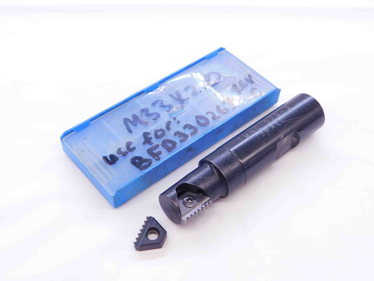 VARDEX 3/4 MIN DIA. INDEXABLE THREAD MILL TMNC 075-3 3/4 SHANK SINGLE FL .75 - NS2422CG5