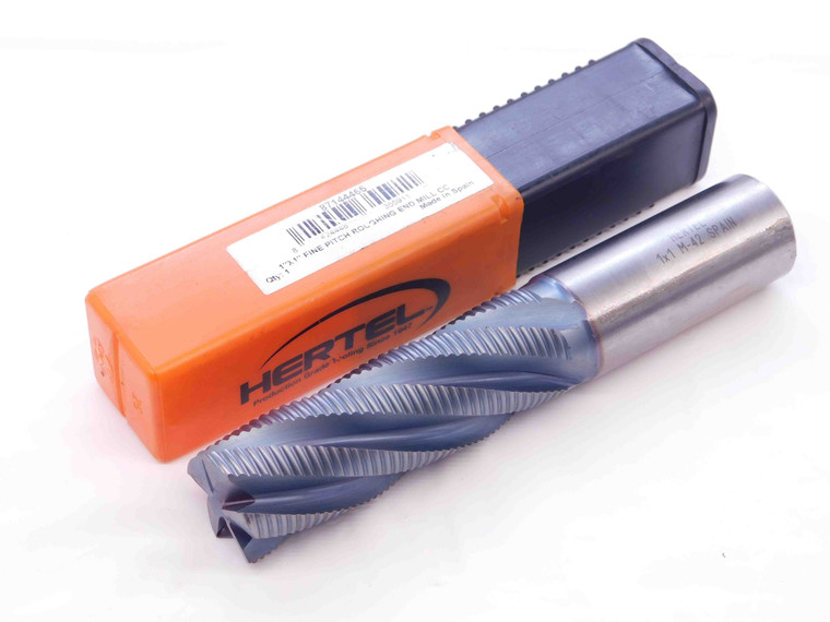 NEW HERTEL 1" O.D. 3" LOC TiAIN FINE ROUGHING COBALT END MILL 5 FL 87144465 1.0 - NS2432CG5