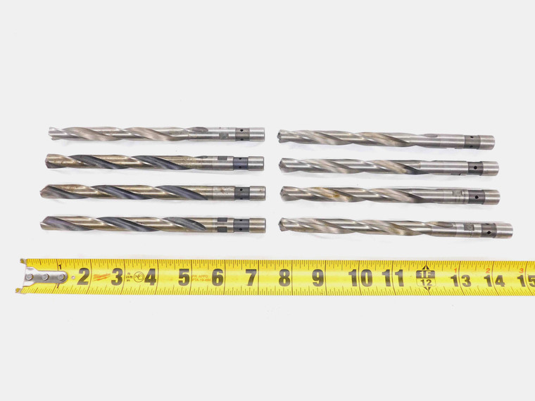 8PCS CLEVELAND 31/64 O.D. HSS COOLANT THRU TWIST DRILL BIT C-15002-4844 .4843 - DM3285LVR
