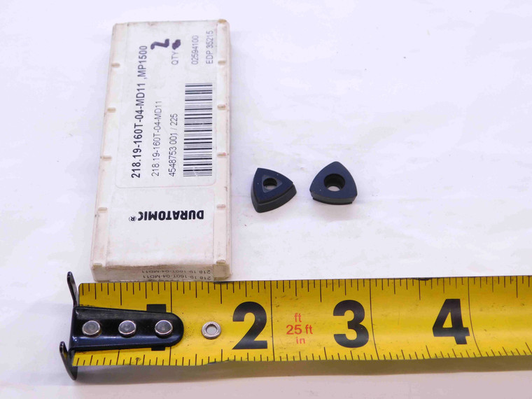 2pcs NEW SECO 218.19-160T-04MD11 MP1500 CARBIDE MILLING INSERTS INDEXABLE - NS2535LVR