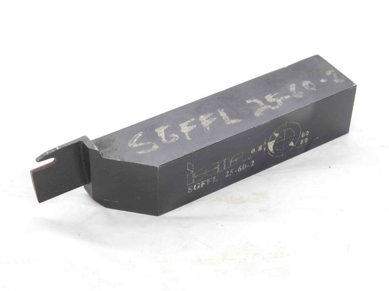 ISCAR SGFFL 25-60-2 LATHE TURNING TOOL HOLDER 1" SHANK GFF 2N INSERTS 5 1/8 OAL - DM3322BU5