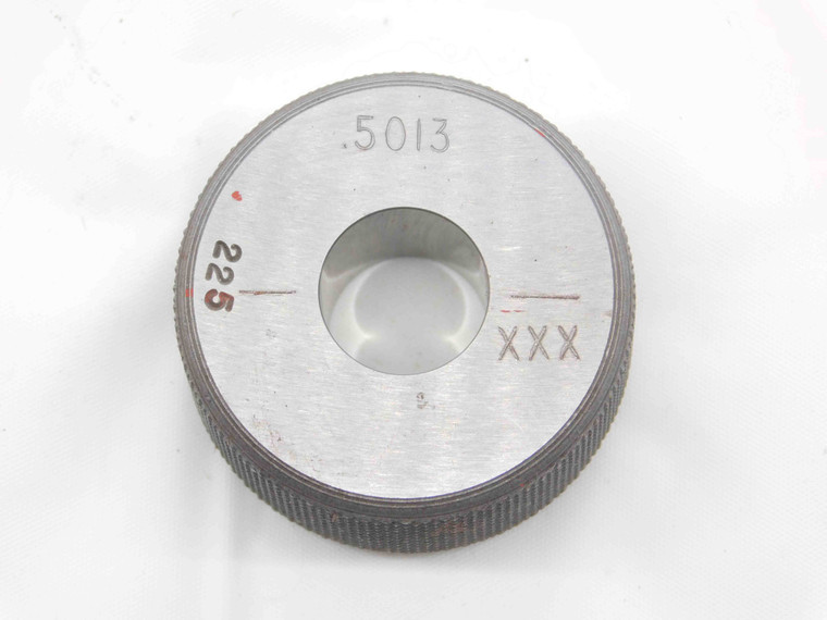 .5013 CLASS XXX MASTER PLAIN BORE RING GAGE .5000 +.0013 OVERSIZE 1/2 12.733 mm - DM3384CW5
