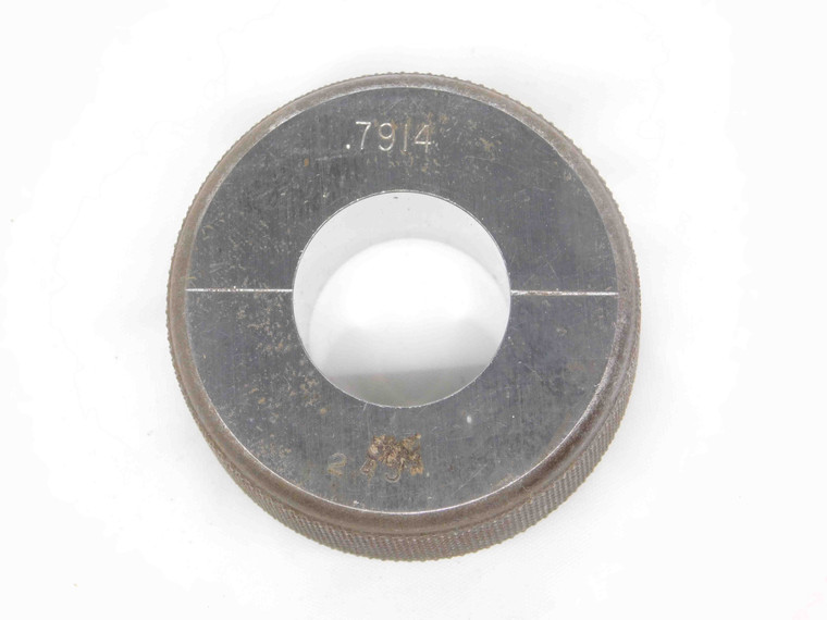 .7914 MASTER PLAIN BORE RING GAGE .7813 +.0101 OVERSIZE 25/32 20 mm SETTING USA - DM3400CW5
