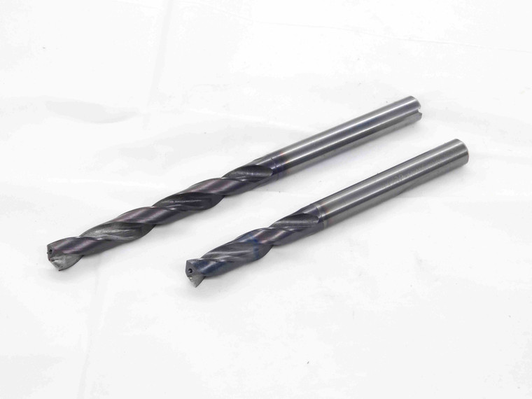 2PCS YG1 11/32 O.D. TiAlN CARBIDE COOLANT DRILL BIT DH463022 / DH464022 .3437 - DM3490BF4