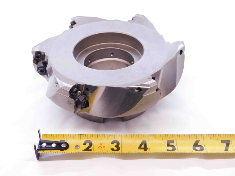 MITSUBISHI 5 1/2 O.D. COOLANT FACE MILL AJX14R A16006F 2" PILOT HOLDS 6 INSERTS - NS2839BU5