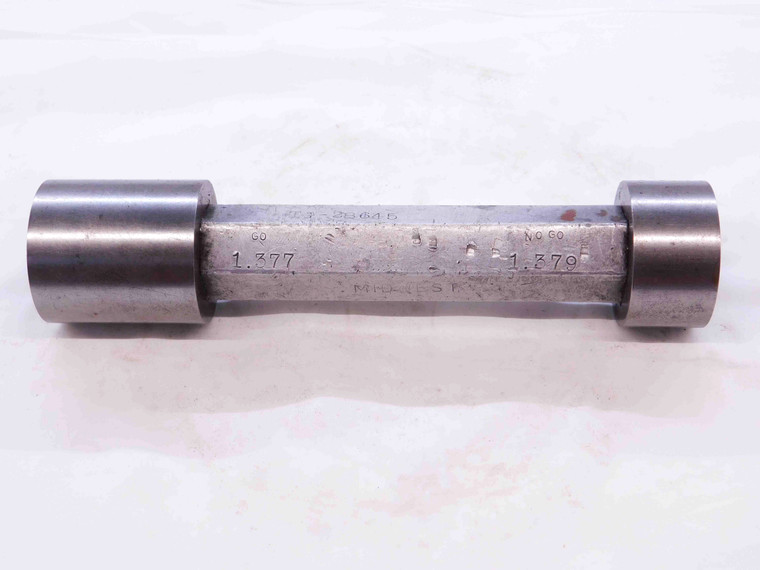 1.3770 & 1.3790 PIN PLUG GAGE GO NO GO 1.3750 +.0020 1 3/8 35 mm 1.377 1.379 - NS2919CG4