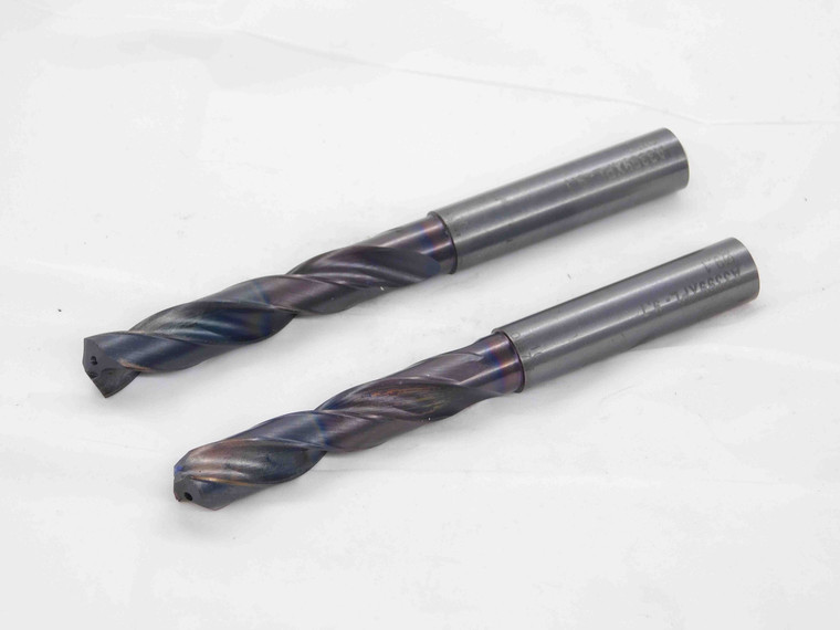 2PCS WALTER 9.1mm TiAlN CARBIDE COOLANT TWIST DRILL BIT A3399XPL 10mm SHANK - DM3509BF4