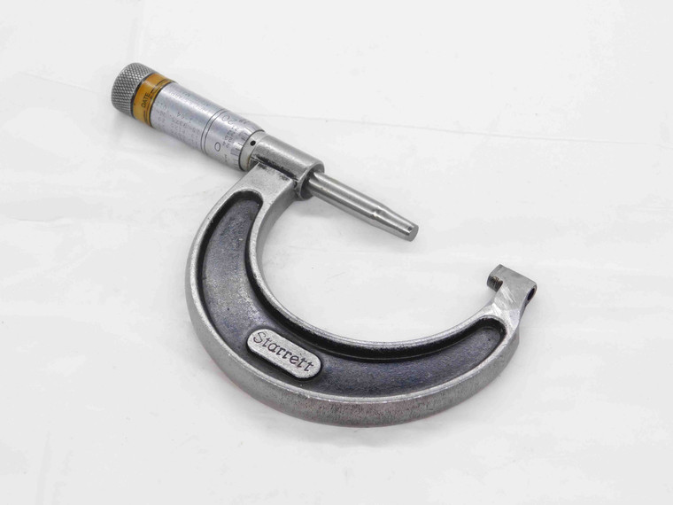 STARRETT 1IN NO.436-2IN MECHANICAL OUTSIDE MICROMETER 1.000 - 2.000 INSPECTION - DM3550CT4
