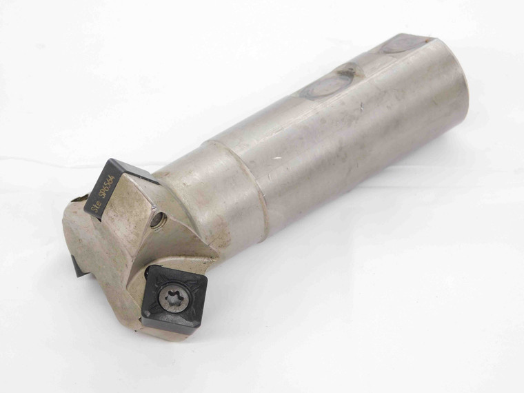 ISCAR 1 3/4 DIA. 45 DEG CHAMFERING INDEXABLE END MILL E45 D1.20-W1.00 1" SHANK - DM3594BU5