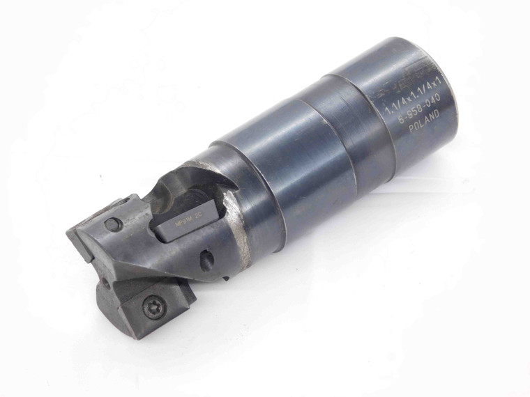 1 1/4 DIA. HELICAL INDEXABLE END MILL 6-958-040 4 FL APKT 1604 INSERTS 1.25 - DM3598BU5