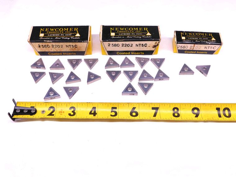 22pcs NEW NEWCOMER 2580 2202 NT5C CARBIDE INSERTS MADE IN USA TNMG 43 - NS3072SLW