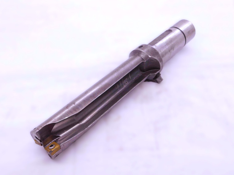 WALTER 1 9/16 O.D. INDEXABLE INSERT DRILL 8210-0138F 1 1/2 SHANK 2 FL 1.5625 - NS3104BU5