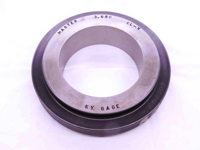 3.6800 CL X MASTER PLAIN BORE RING GAGE 3.6875 -.0075 3 11/16 93.472 mm 3.680 - NS3224CZ5