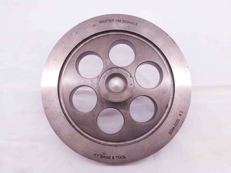 188.600 CLASS X METRIC PIN PLUG GAGE ONSIZE 189 mm 7.4252 188.60 SETTING DISC - NS3245CZ5