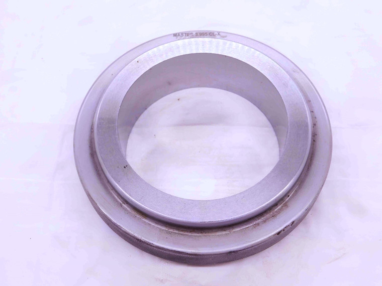 3.9950 CL X MASTER PLAIN BORE RING GAGE 4.0000 -.0050 4.0 101.473 mm 3.995 CHECK