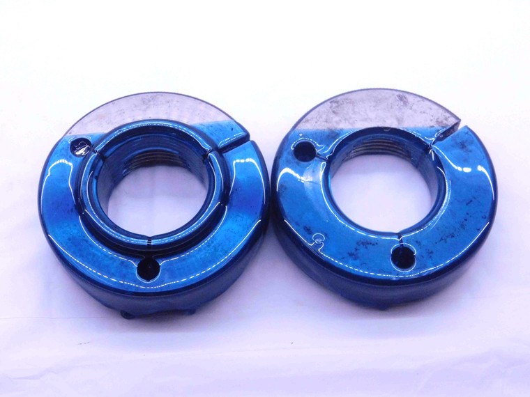 2" 8 UN 3A MODIFIED THREAD RING GAGES 2.0 2.00 GO NO GO P.D.'S = 1.9188 & 1.9130 - DW37979DG5