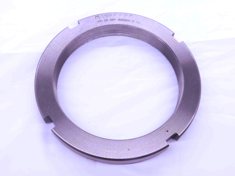 SKF KM28 BEARING LOCK NUT M140 X 2 THREAD SKF MADE IN SWEDEN LOCKNUT 2.0 KM 28 - NS3341CZ5