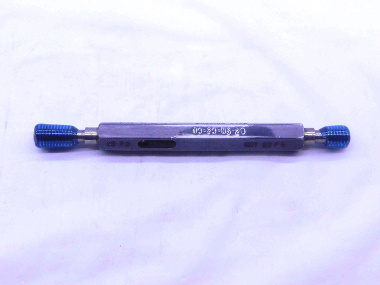 14 24 NS 2B THREAD PLUG GAGE #14 .242 GO NO GO P.D.'S = .2149 & .2196 UNS-2B - DW38077SLW