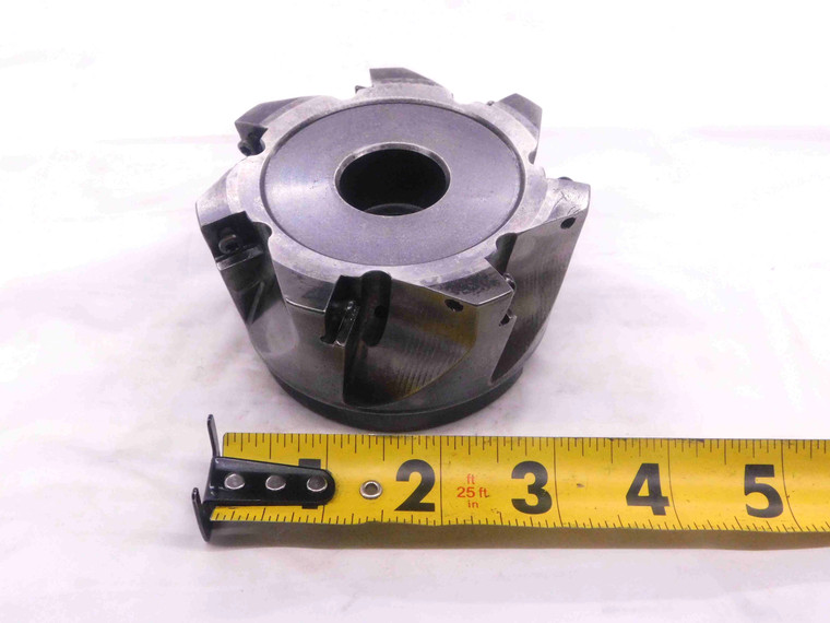 3 1/2 O.D. COOLANT THRU FACE MILL 1 1/4 PILOT 1/2 KEY HOLDS 7 SQUARE INSERTS 3.5 - NS3397BL5