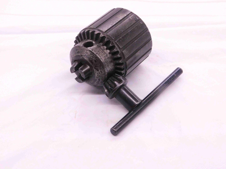 JACOBS NO. 11 SUPER DRILL CHUCK 0 - 3/8 CAPACITY JACOBS TAPER #11 JT11 W/ KEY - NS3496LVR