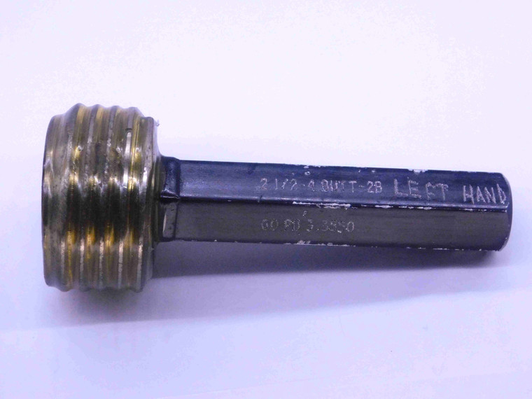 2 1/2 4 BUTT 2B LEFT HAND BUTTRESS THREAD PLUG GAGE 2.5 GO ONLY PD 3.3550 BUTT-2 - DW38156DG5