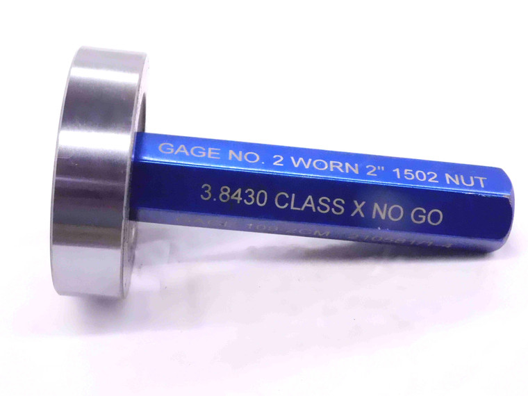 3.8430 CLASS X PIN PLUG GAGE 3.8438 -.0008 UNDERSIZE 3 27/32 97.612 mm 3.843 - NS3636DG5