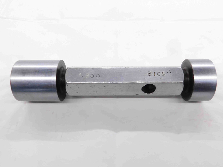 1.5000 & 1.5012 PIN PLUG GAGE GO NO GO ONSIZE 1 1/2 38 1.500 CHECK INSPECTION - TJ0014AP5