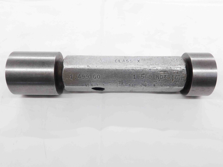 1.4990 & 1.5000 CLASS X PIN PLUG GAGE GO NO GO ONSIZE 1 1/2 38 mm 1.499 1.500 - TJ0019AP5