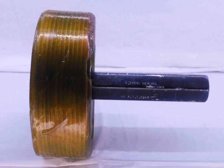 6 1/2 6 ACME 3G THREAD PLUG GAGE 6.5 6.50 6.500 6.5000 GO ONLY P.D. = 6.4167 - DW38170DD5